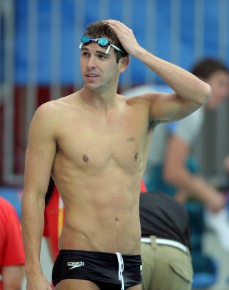 Australian Swimmer Eamon Sullivan Holds His Editorial Stock Photo ...