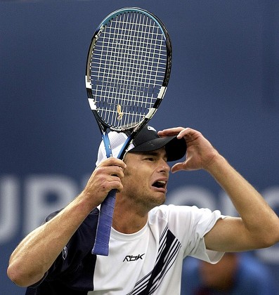Andy Roddick Us Reacts Match Point Editorial Stock Photo - Stock Image ...