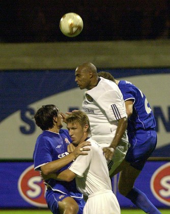 Dinamo Zagreb Players Goce Sedloski Blue Editorial Stock Photo - Stock