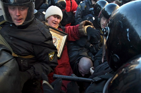 Riot Police Clash Members Various Nationalist Editorial Stock Photo ...