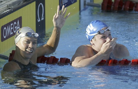 Us Swimmer Kara Lynn Joyce R Editorial Stock Photo - Stock Image 