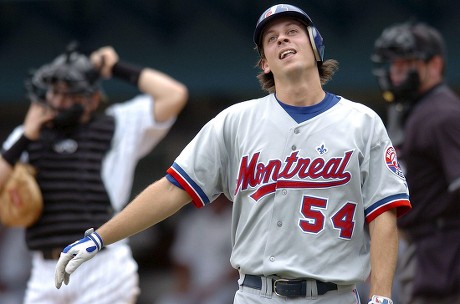 Montreal Expos Zack Day Reacts After Editorial Stock Photo - Stock
