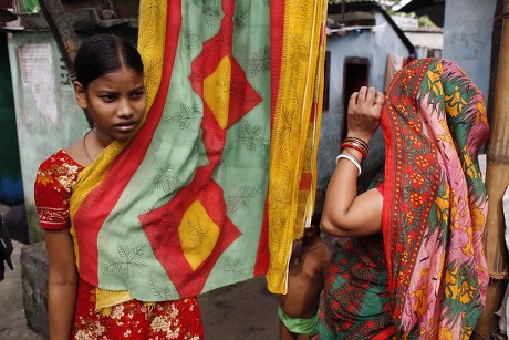 Dalit Girl Woman Their House Compound Editorial Stock Photo - Stock 