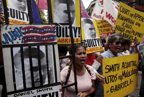 Filipinos Shout Slogans Protest Against Acquittal Editorial Stock Photo ...