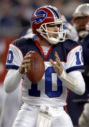 Buffalo Bills wide receiver Eric Moulds looks up at the scoreboard during  the third quarter. The New York Jets defeated the Buffalo Bills 16 to 14 at  Giants Stadium in East Rutherford