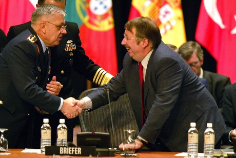 Usa Nato Meeting Kujat Flahaut - Oct 2003