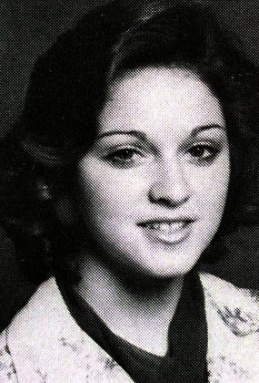 Madonna Her High School Yearbook Editorial Stock Photo - Stock Image
