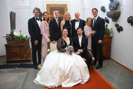 Wedding of Countess Diana Bernadotte of Wisborg and Stefan Dedek, Mainau Island, Germany - 13 Jan 2017