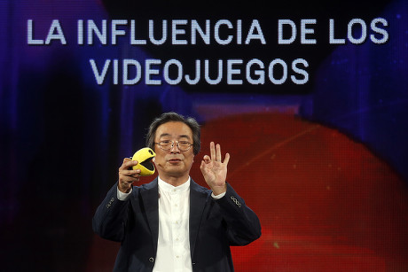 Toru Iwatani, creator of Pac Man video game talks in Chile, Santiago - 14 Jan 2017