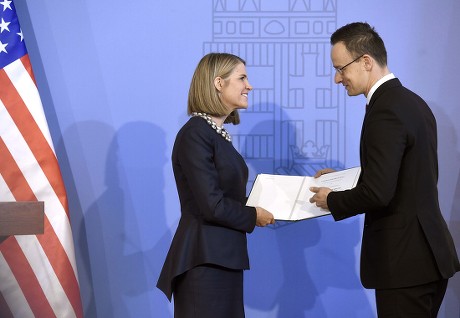 Outgoing US Ambassador awarded Order of Merit, Budapest, Hungary - 17 Jan 2017