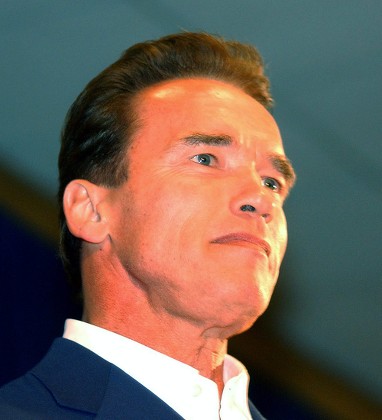 California Gubernatorial Candidate Arnold Schwarzenegger Receives ...