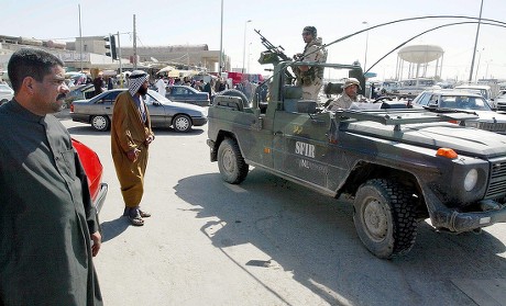 Dutch Troops Patrol Streets Samawa Iraq Editorial Stock Photo - Stock ...