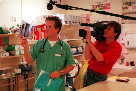 Trauma Team Behind Scenes Filming Editorial Stock Photo - Stock Image