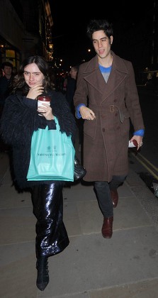 Zoe Sidel and Thomas Cohen spotted out and about, London, UK - 19 Jan 2017