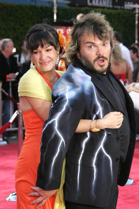 Jack Black Wife Tanya Haden Editorial Stock Photo - Stock Image
