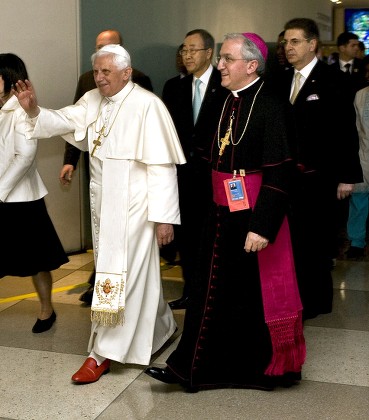 Usa Pope Benedict Xvi Un Visit - Apr 2008