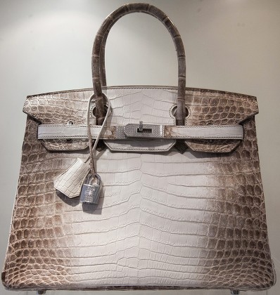 Hermes Birkin bag 30 Himalaya Matt niloticus crocodile skin Silver hardware