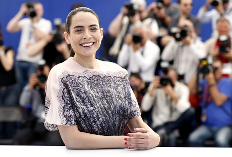 French Actress Nailia Harzoune Poses During Editorial Stock Photo