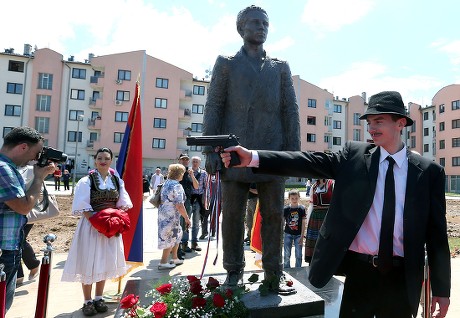 Statue Gavrilo Princip Unveiled During Ceremony Editorial Stock Photo ...