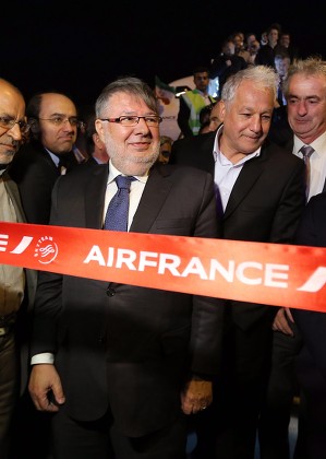 Iran First Air France Flight Lands - Apr 2016
