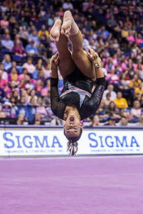 Lsu Tigers Gymnast Ashleigh Gnat Performs Editorial Stock Photo Stock Image Shutterstock