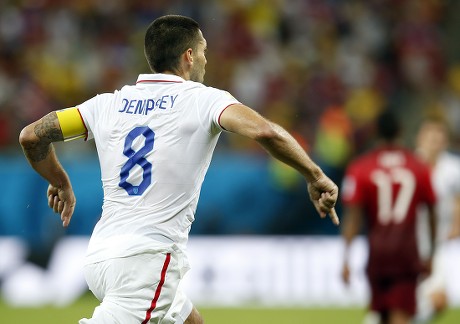 Clint Dempsey Usa Celebrates After Scoring Editorial Stock Photo ...