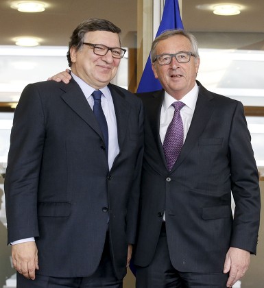 Belgium Eu Commission Barroso Juncker Meeting - May 2015