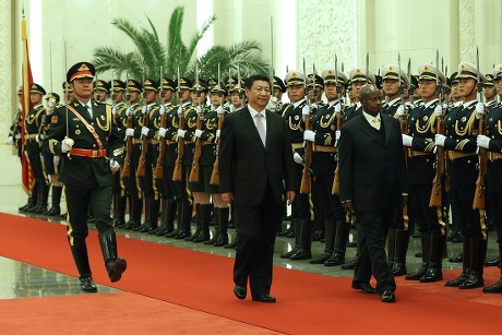 Chinese President Xi Jinping L Ugandan Editorial Stock Photo - Stock ...