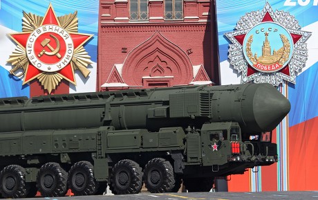 Russian Strategic Nuclear Missile Topolm Appears Editorial Stock Photo ...