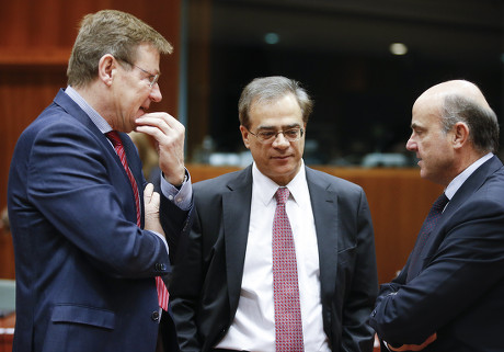 Belgium Eu Finance Ministers Meeting - Jan 2015
