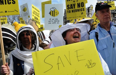 Britain Beekeepers Protest Against Pesticides - Apr 2013