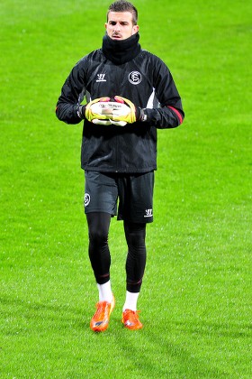 Sevilla Fc Goalkeeper Javier Varas Attends Editorial Stock Photo ...