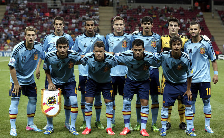 Spain National Soccer Team Players Pose Editorial Stock Photo - Stock