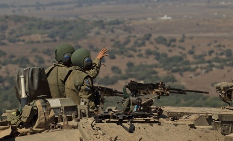 Israeli Soldiers On Their Merkava Tank Editorial Stock Photo - Stock ...