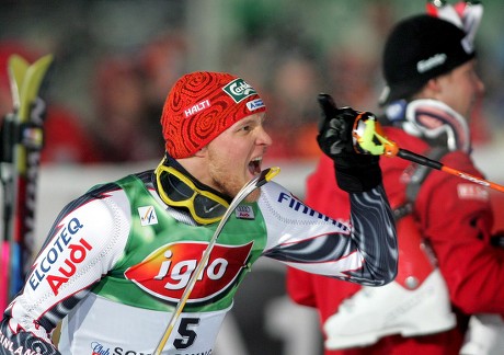 Finlands Kalle Palander Celebrates Winning Night Editorial Stock Photo ...
