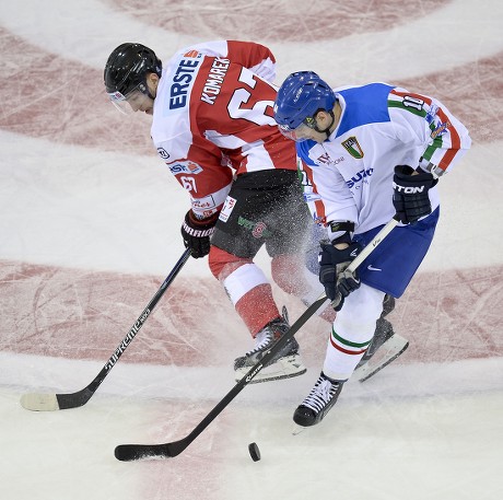 Austria Ice Hockey Challenge - Feb 2015 Stock Pictures, Editorial ...