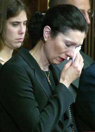 Margot Klestilloeffler Cries During Mourning Ceremony Editorial Stock ...