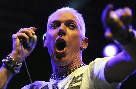 German Singer H P Baxxter Band Editorial Stock Photo - Stock Image