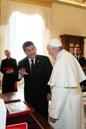 Pope Francis receives President of Paraguay, Vatican, Rome, Italy - 20 Jan 2017