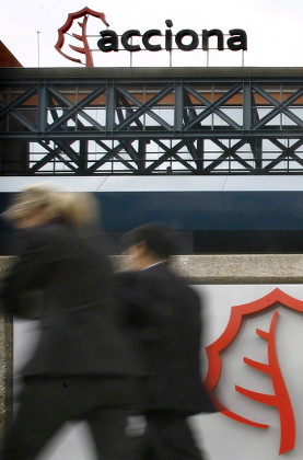 View Headquarters Spanish Construction Group Acciona Editorial Stock