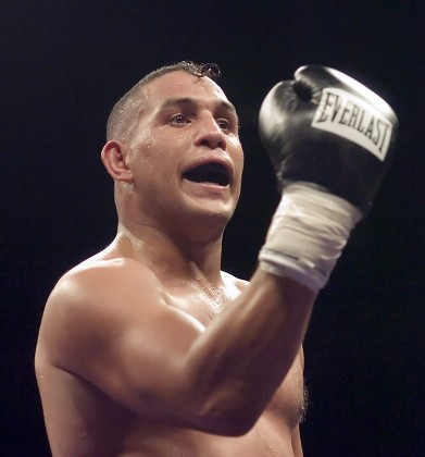 Boxing Great Hector 'Macho' Camacho Calls out Raul Mu±oz at the End of There Non-title Fight Saturday 9 July 2005 at the Tucson Convention Center As Soon As the Fight was Over They Started a Brawl in the Middle of the Ring That Had to Be Broken Up by the Corner Trainers and Referee Macho was Fighting on the Card with His Son Hector Jr who Won His Fight Easily This is Only the Second Time a Father and Son Have Fought on the Same Card Hector Macho Camacho Won a Close Fight with a Unanimous Decision in Ten Rounds at Age 43 United States Tucson