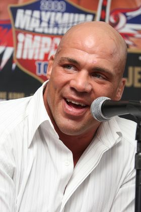 Kurt Angle Promoting the 'Maximum Impact' Tour at the 'Total Non-Stop Action Wrestling' press Conference, Wembley Arena, London, Britain - 22 Sep 2008