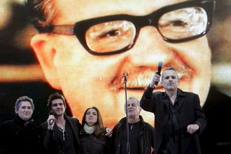 Spanish Singers Miguel Bose R Victor Editorial Stock Photo - Stock