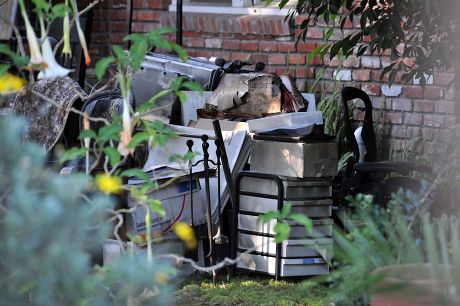 Aftermath Fire Nick Noltes House Malibu Editorial Stock Photo - Stock