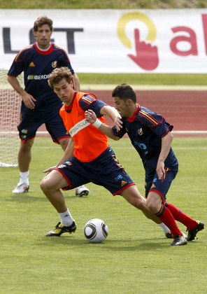 Spanish National Soccer Team Players Fernando Editorial Stock Photo