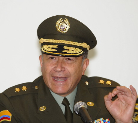 General Director Colombian National Police Executive Editorial Stock ...