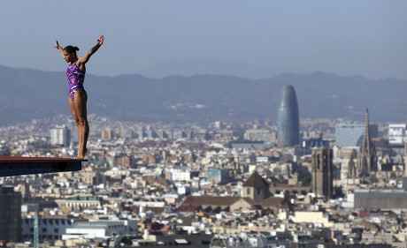 Mexican Diver Alejandra Orozco Action During Editorial Stock Photo ...