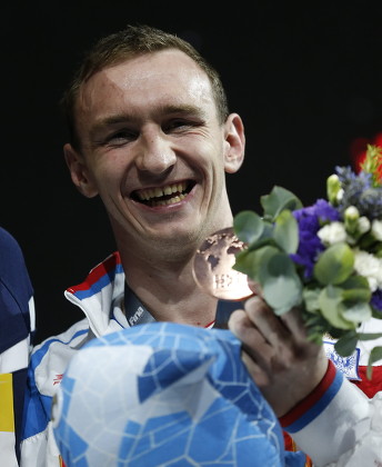 Russian Swimmer Danila Izotov Celebrates Bronze Editorial Stock Photo ...