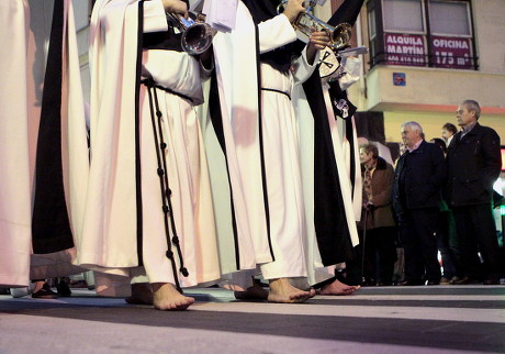 Penitents Cofradia Penitencial De La Santa Editorial Stock Photo