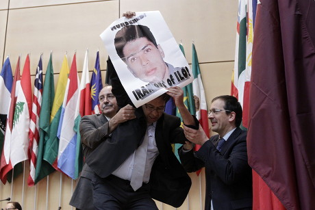 Unidentified Member Workercommunist Party Iran Center Editorial Stock